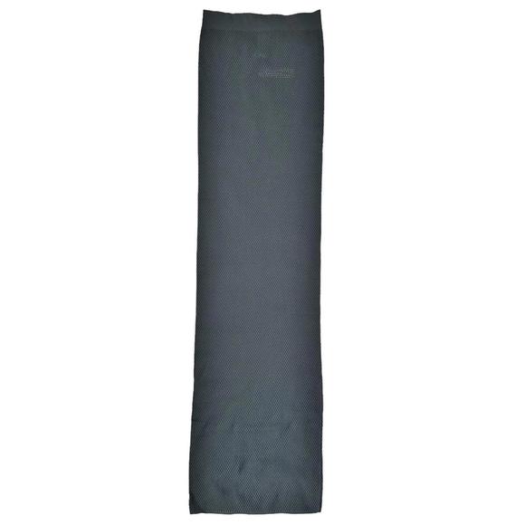 NWT Skims Swim Cut Out Long Tube Skirt Gunmetal Womens 2X-4X - Picture 2 of 7